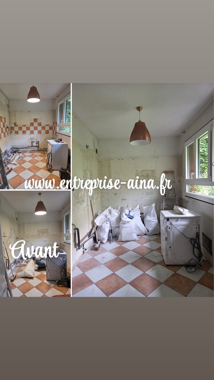 Salle de bain réalisée par Entreprise AÏNA à Gagny 93