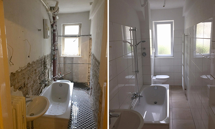 Salle de bain rénovée vers Gagny 93